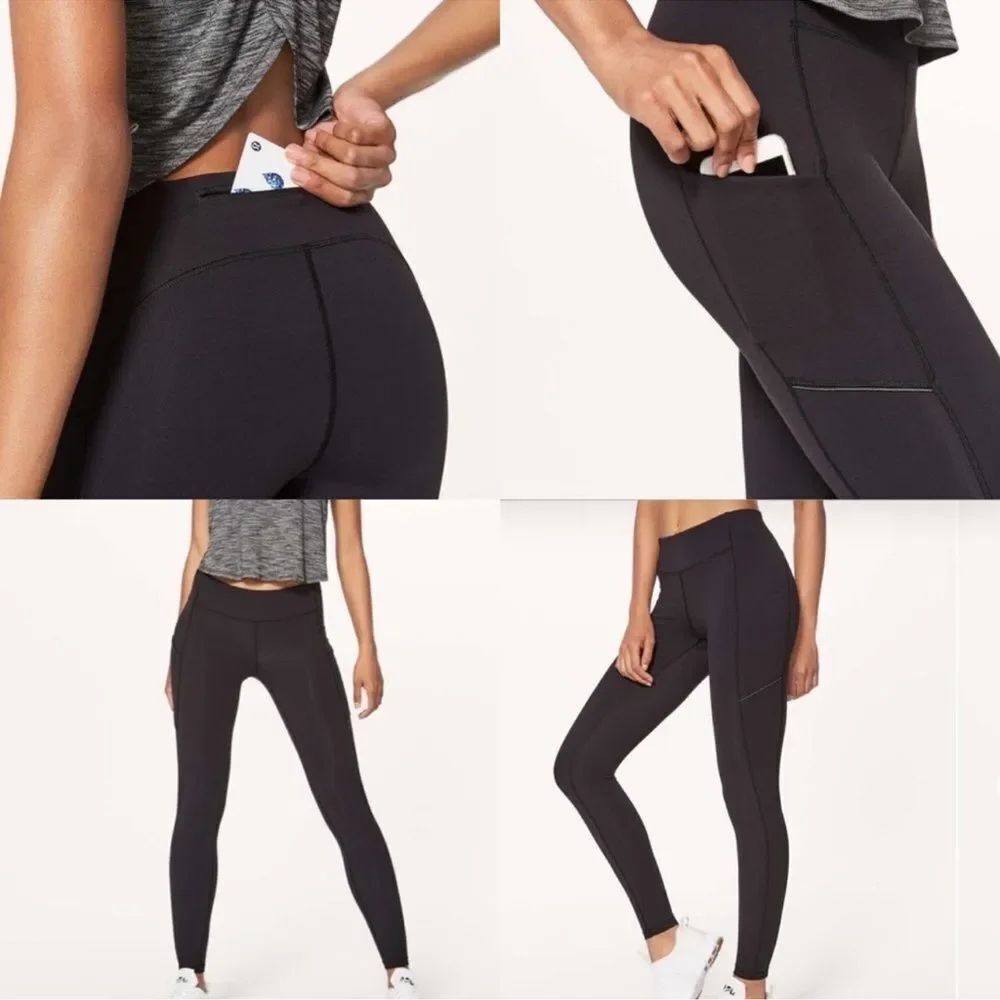 LULULEMON Speed Up Tight *Full-On Luxtreme 28" Black (First Release) Size 8